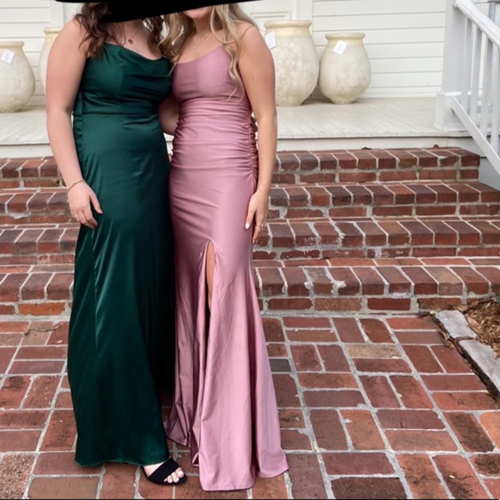 Pink prom dress